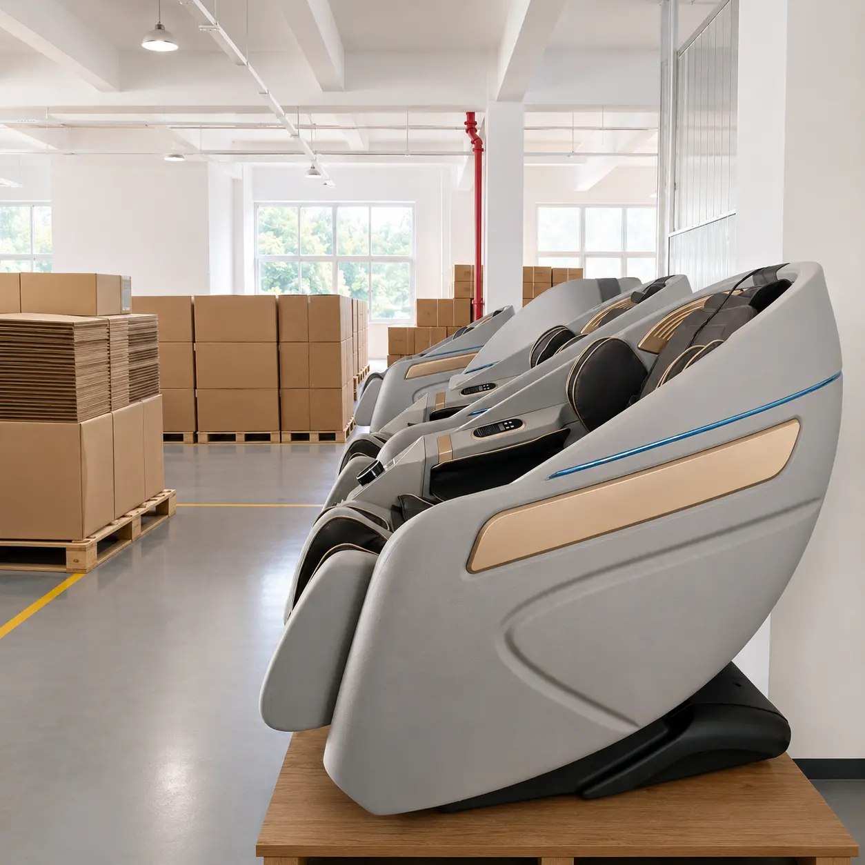 massage chair factory workshop