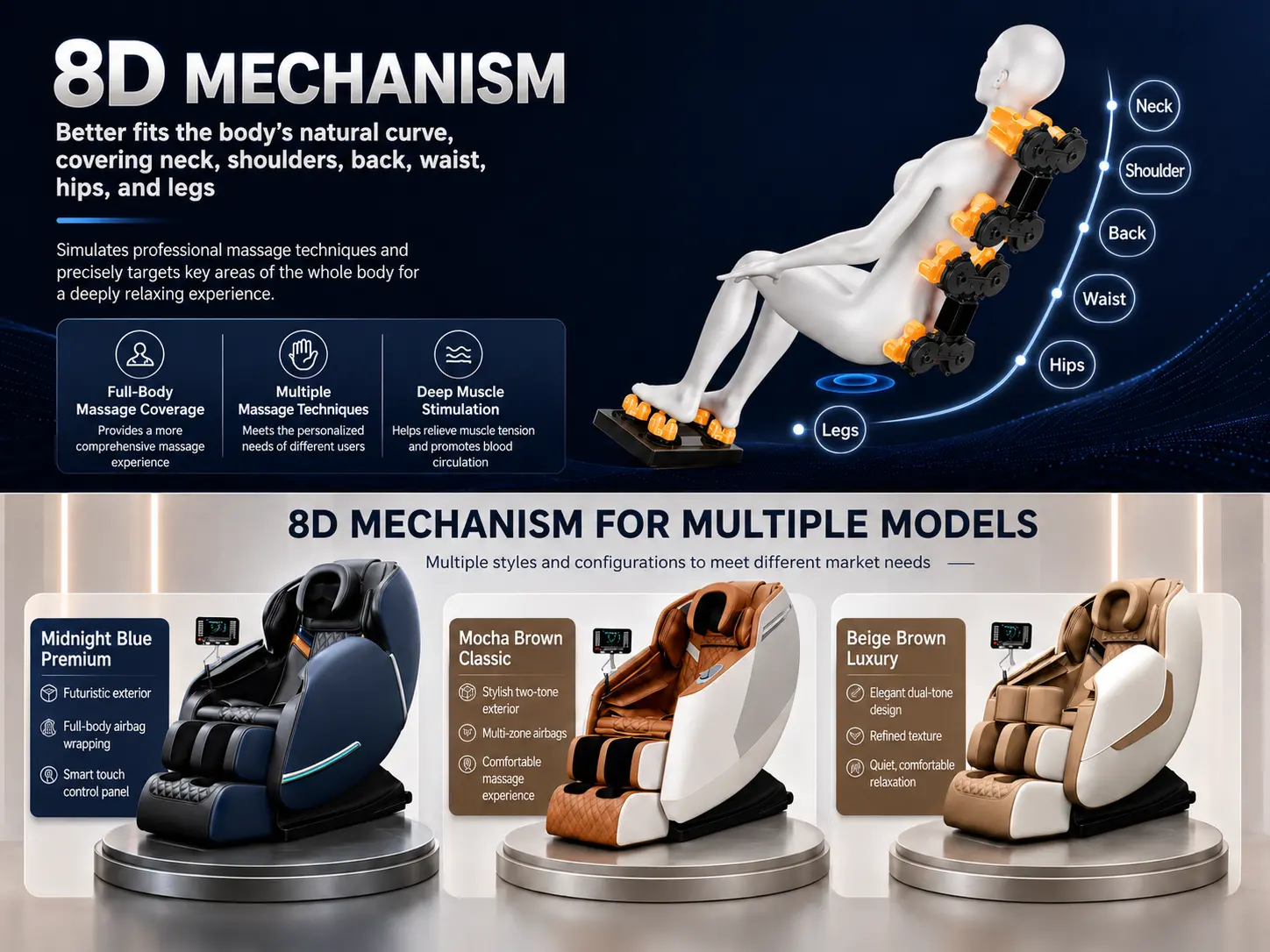 massage chair full body 8d zero gravity luxury